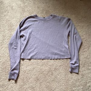 Target cropped long sleeve